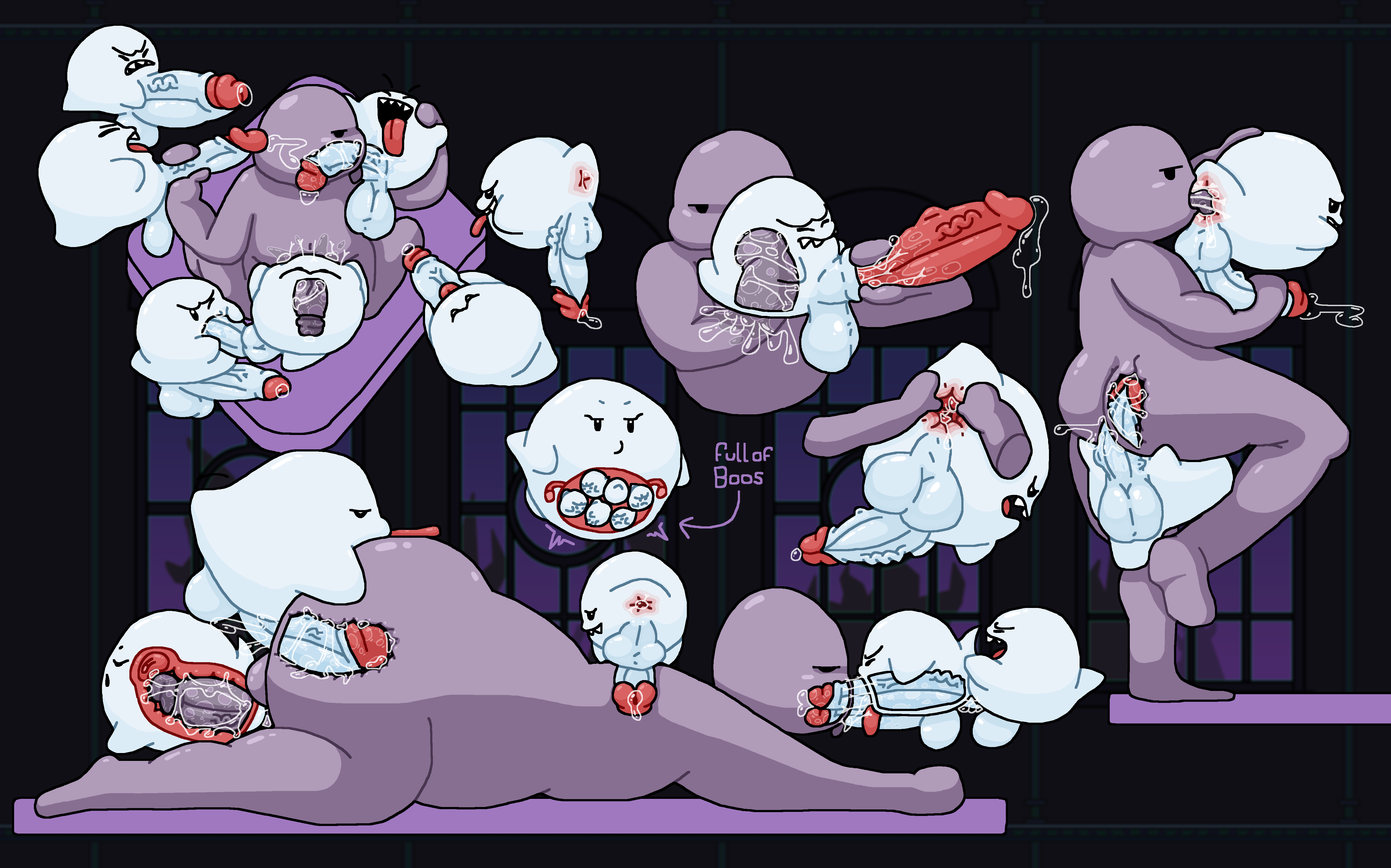 Boo (Mario) Rule 34 Image