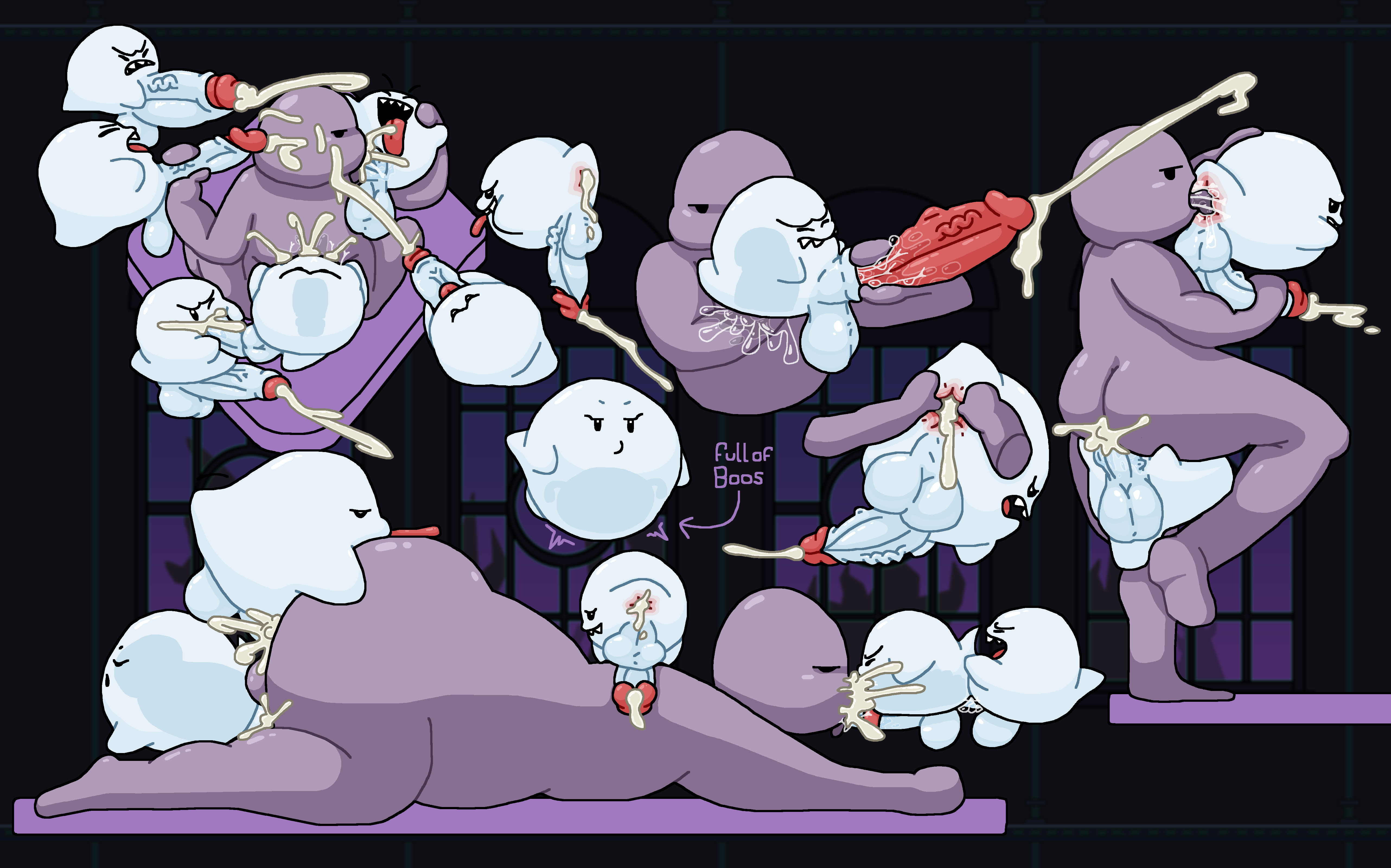 Boo (Mario) Rule 34 Image