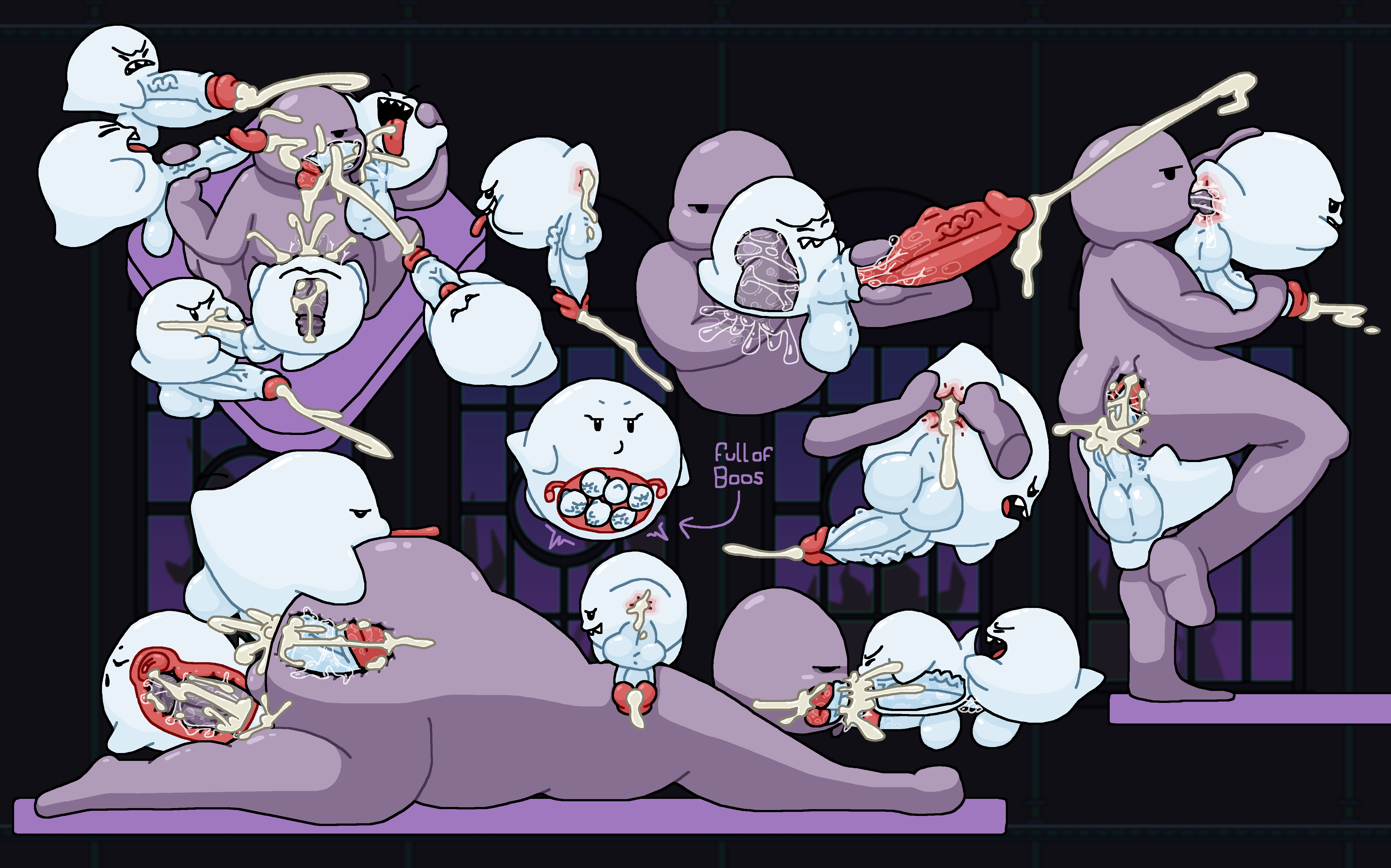 Boo (Mario) Rule 34 Image
