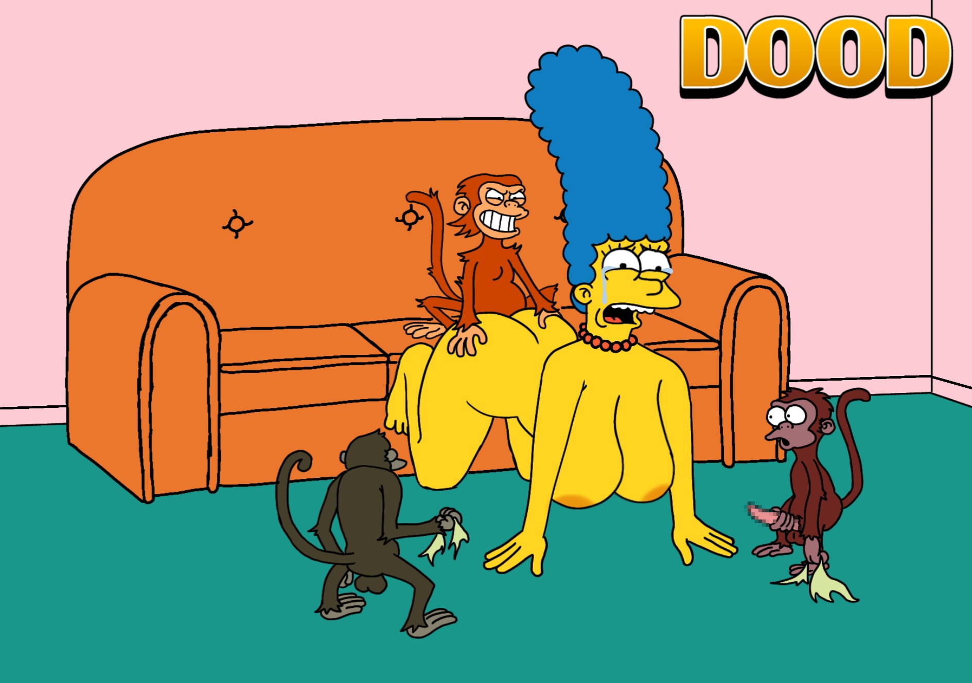 Marge Simpson (The Simpsons) Rule 34 Image
