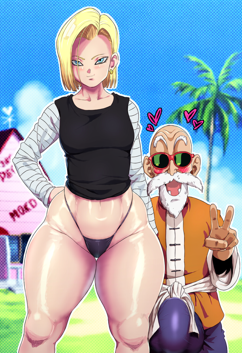 Android 18 (Dragon Ball) Rule 34 Image