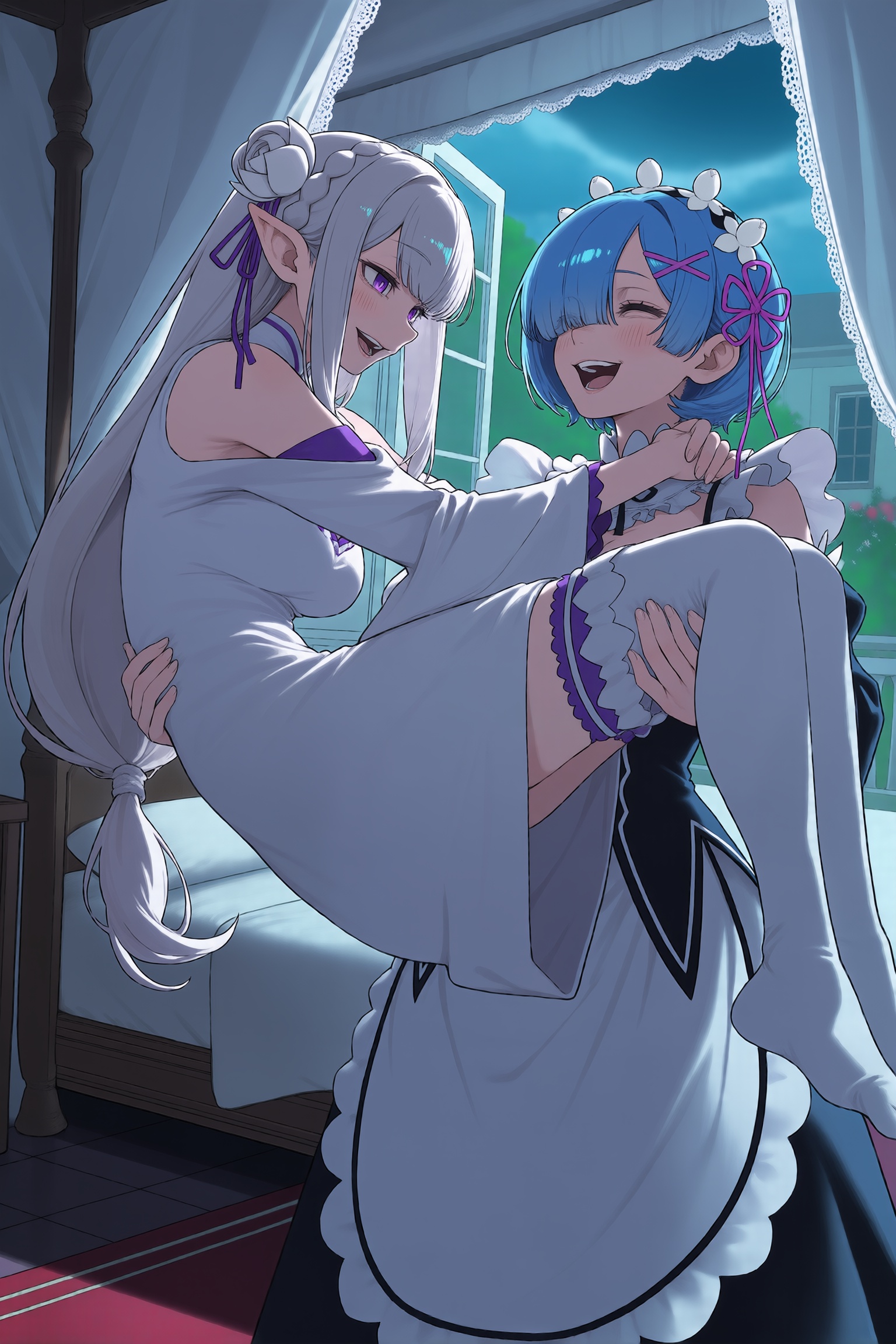Emilia (Re:Zero) Rule 34 Image