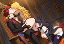 1boy2girls Rule 34 Image