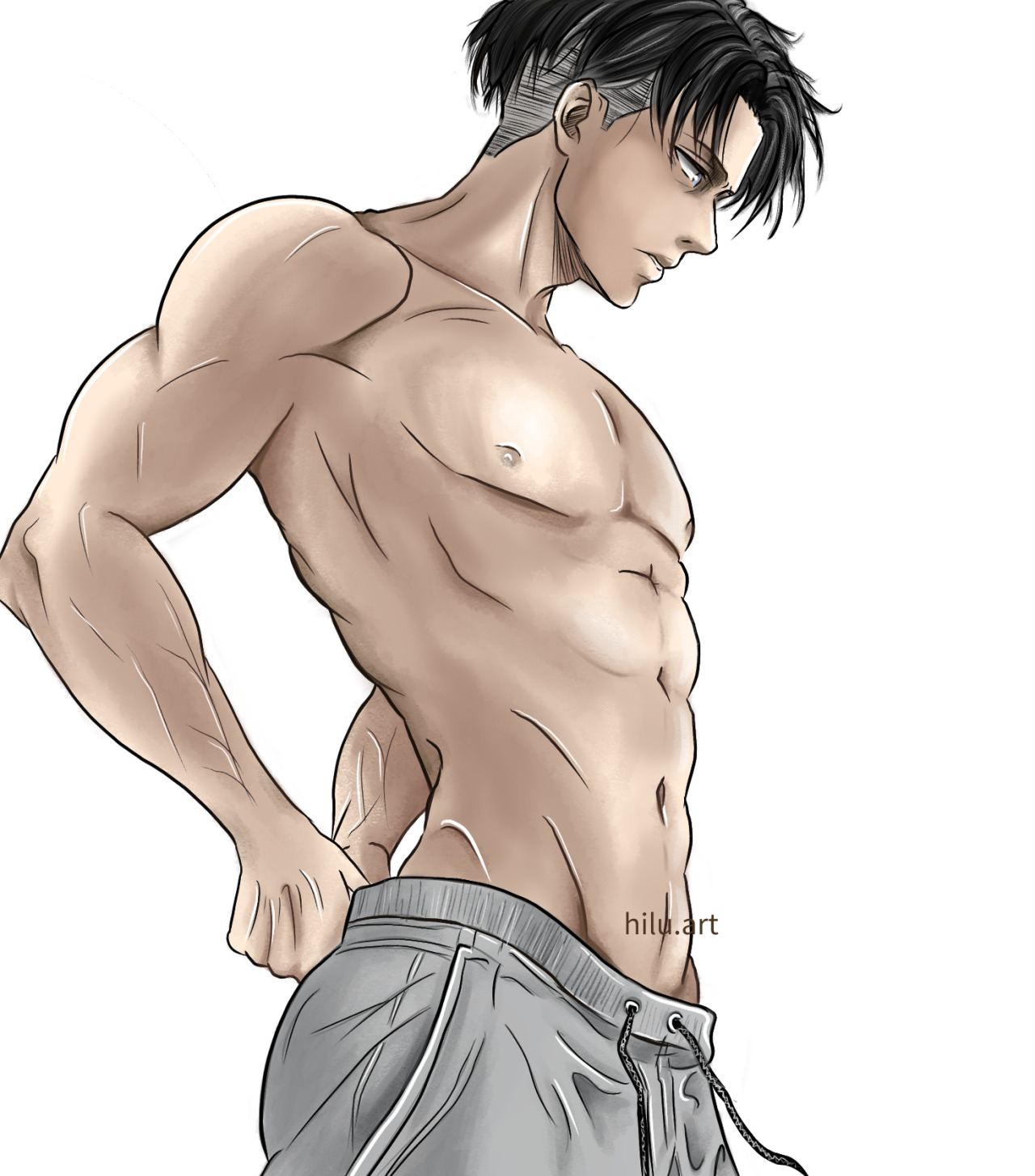 Levi Ackerman (Attack On Titan) Rule 34 Image