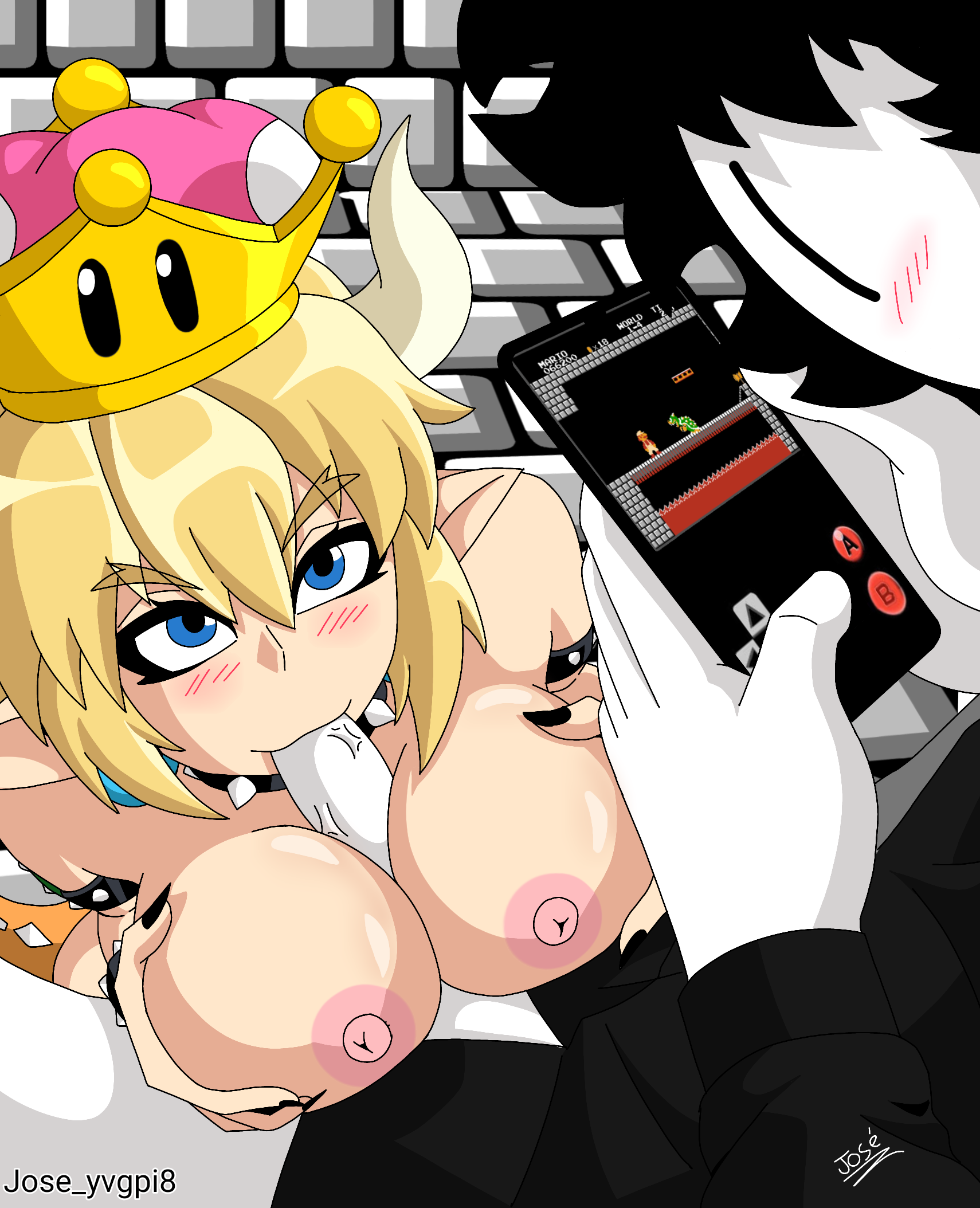 Bowsette (Mario (Series)) Rule 34 Image