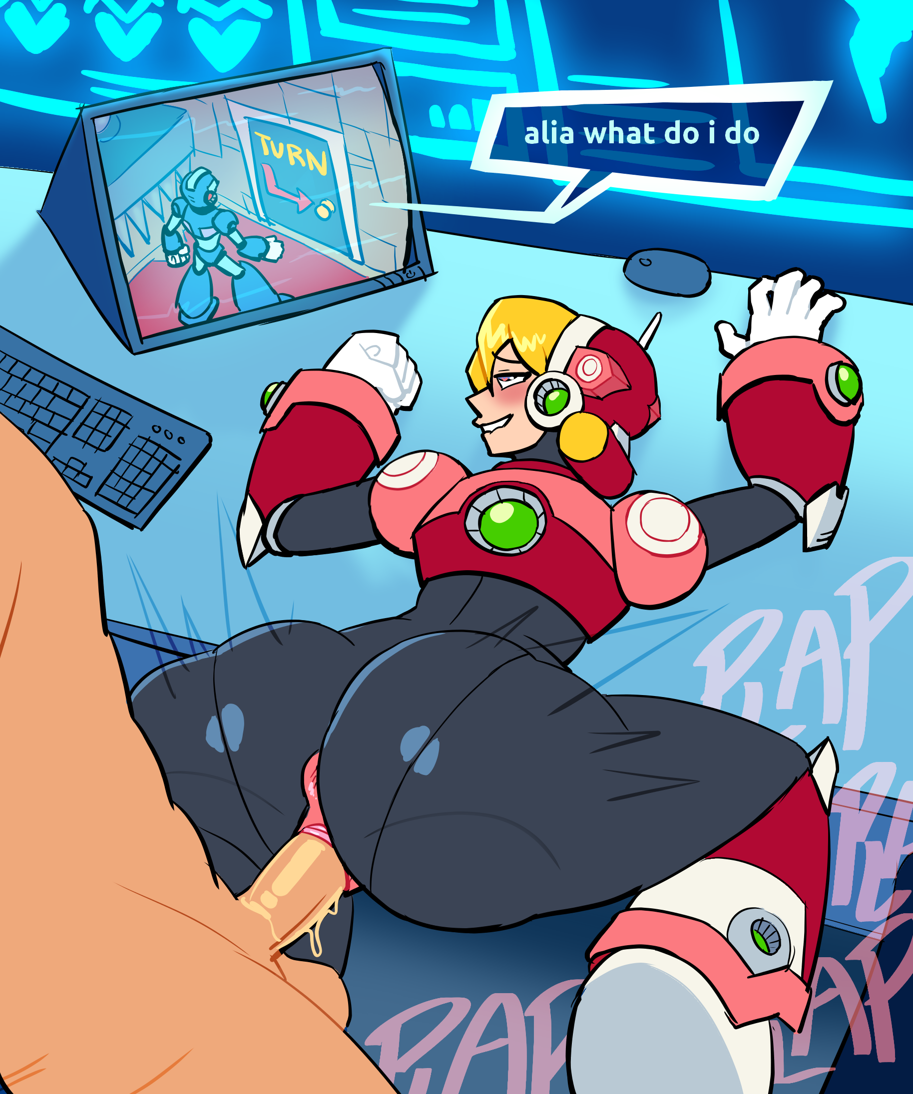 Alia (Mega Man) Rule 34 Image