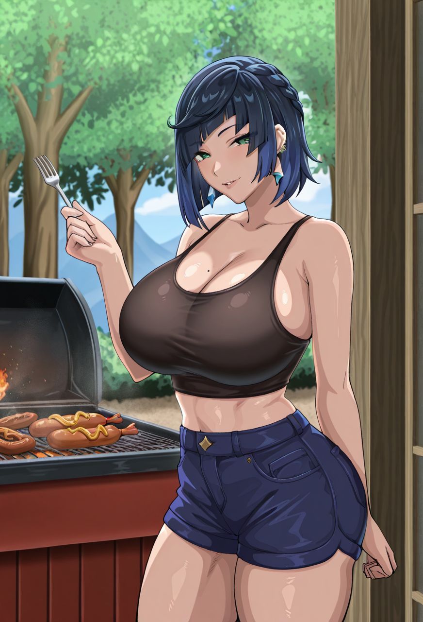 Yelan (Genshin Impact) Rule 34 Image
