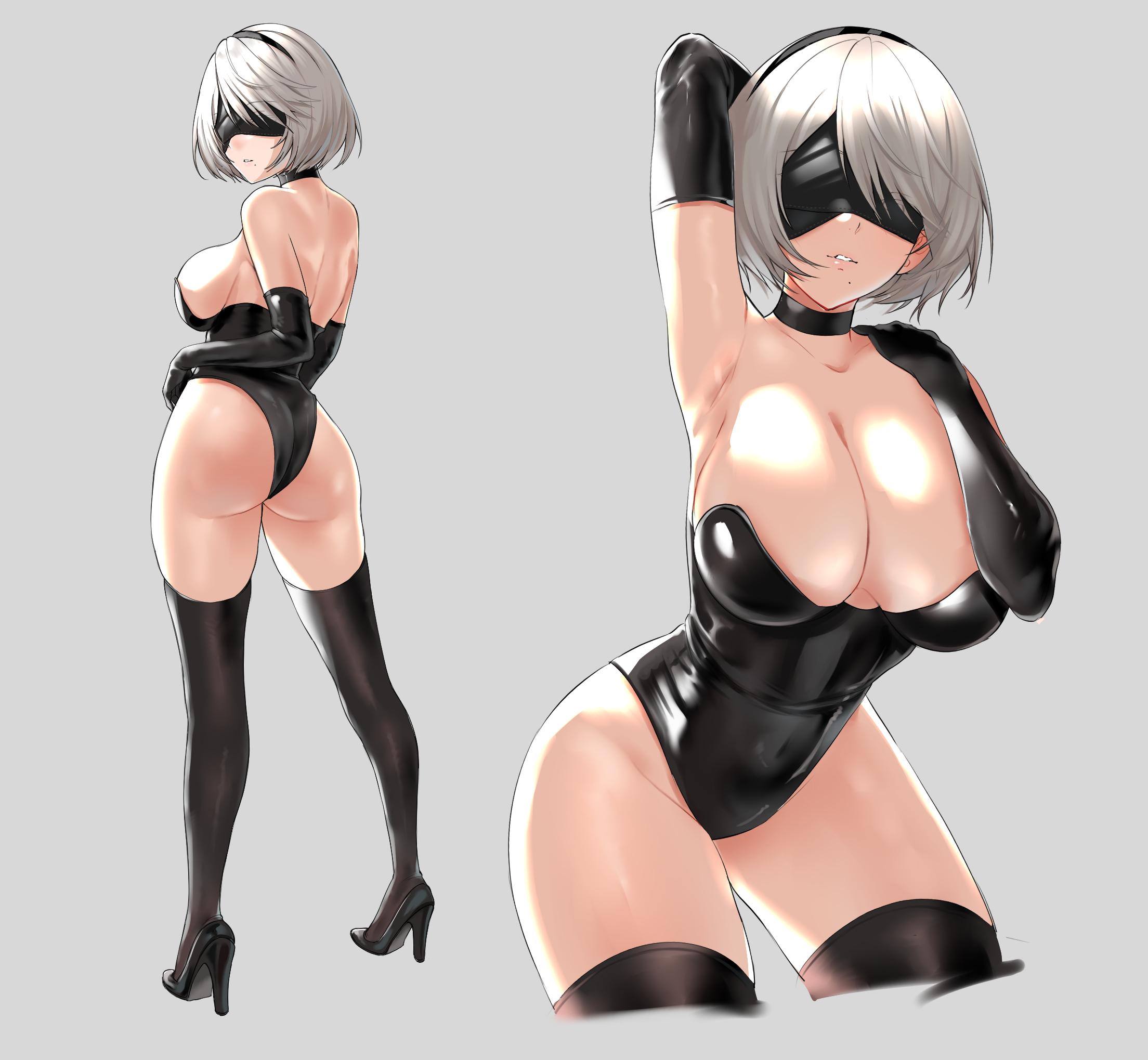 Yorha 2b (2b (Nier Automata)) Rule 34 Image