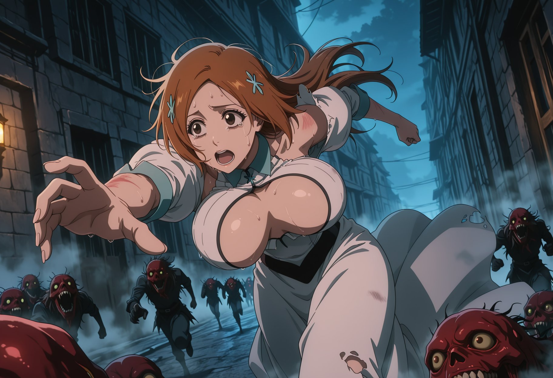 Inoue Orihime (Bleach) Rule 34 Image