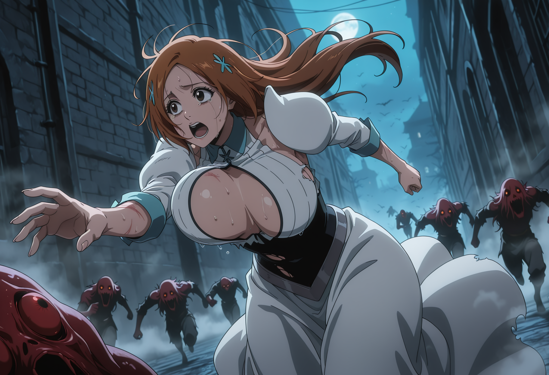 Inoue Orihime (Bleach) Rule 34 Image