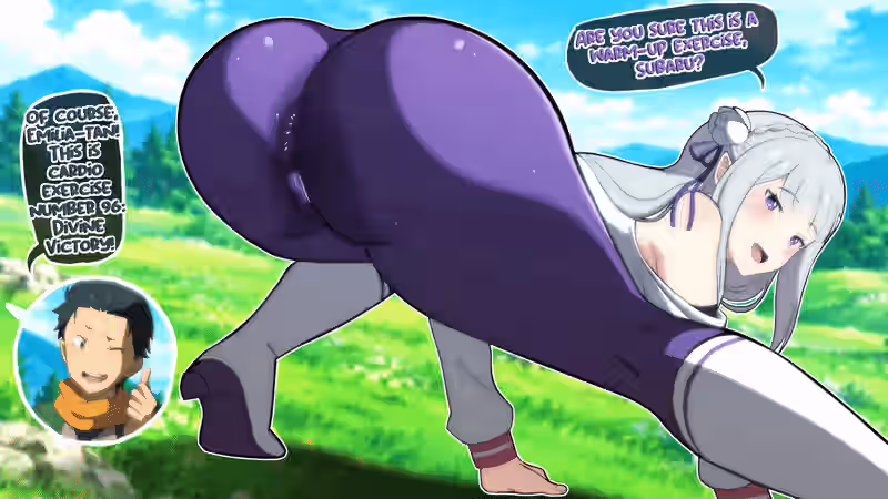 Emilia (Re:Zero) Rule 34 Image