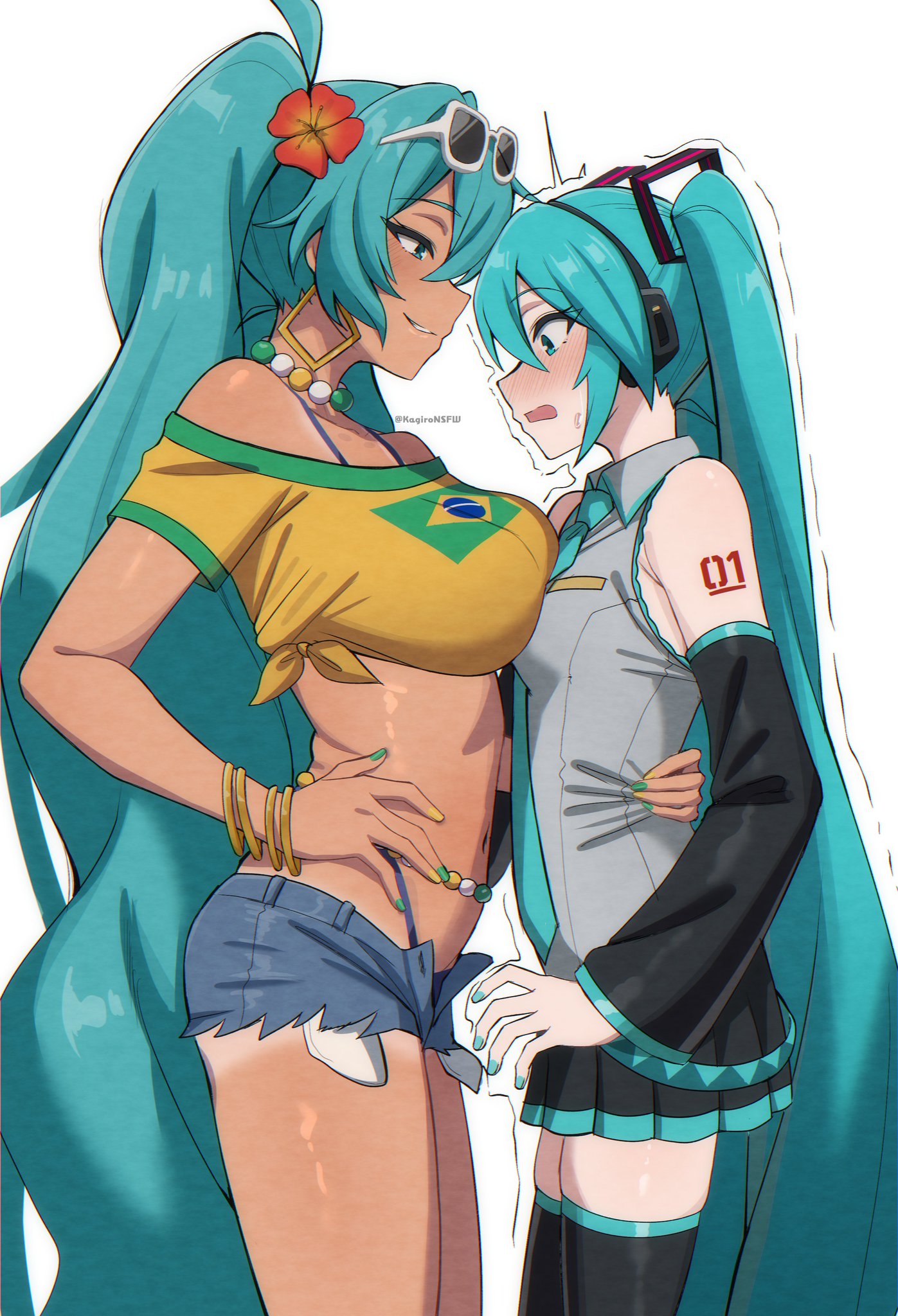 Brazilian Miku (Vocaloid) Rule 34 Image