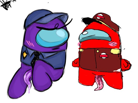 Purple (Among Us) Rule 34 Image