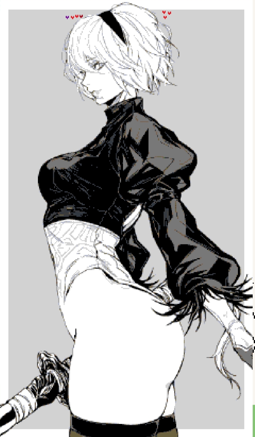 Yorha 2b (Nier: Automata) Rule 34 Image