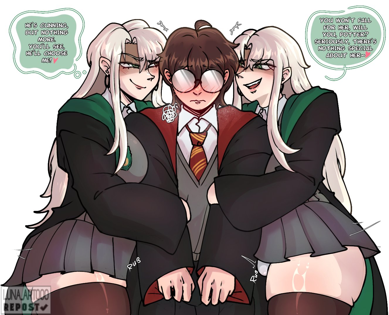 Draco Malfoy (Harry Potter) Rule 34 Image