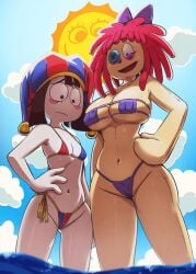 Pomni (Beach Outfit) Rule 34 Image