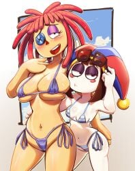 Pomni (Beach Outfit) Rule 34 Image