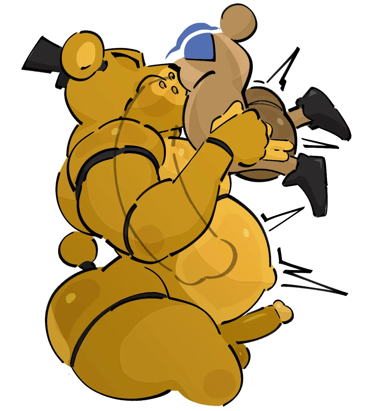 Golden Freddy (Fnaf) Rule 34 Image