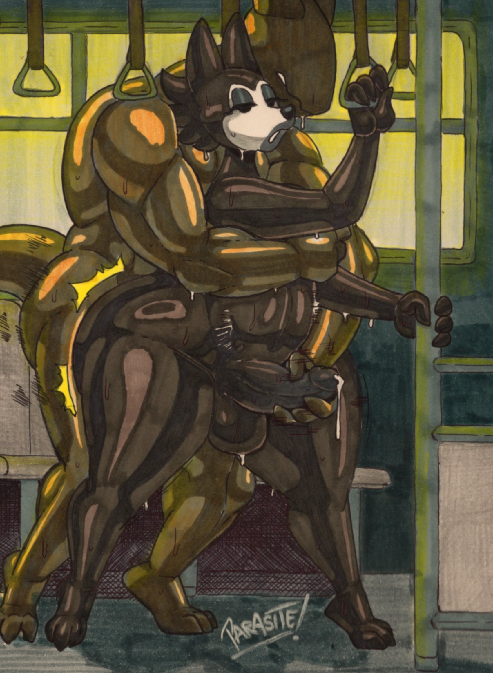 Wolf (Parasitedeath) Rule 34 Image