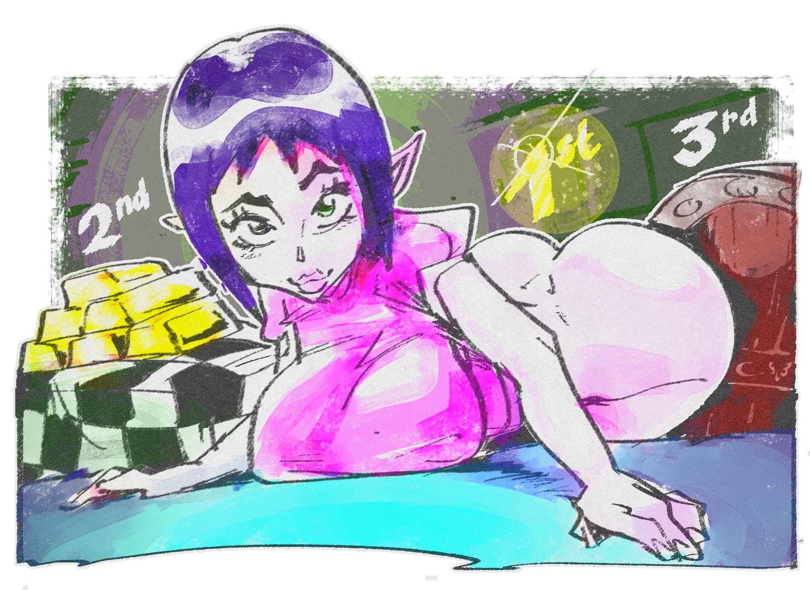 Bombchu Lady (The Legend Of Zelda) Rule 34 Image