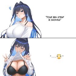 Bra Strap Is Showing (Meme) Rule 34 Image