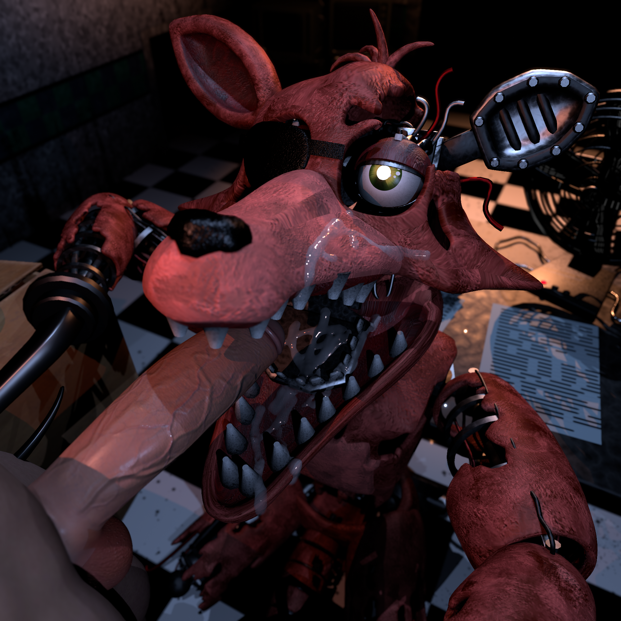 Night Guard (Fnaf) Rule 34 Image