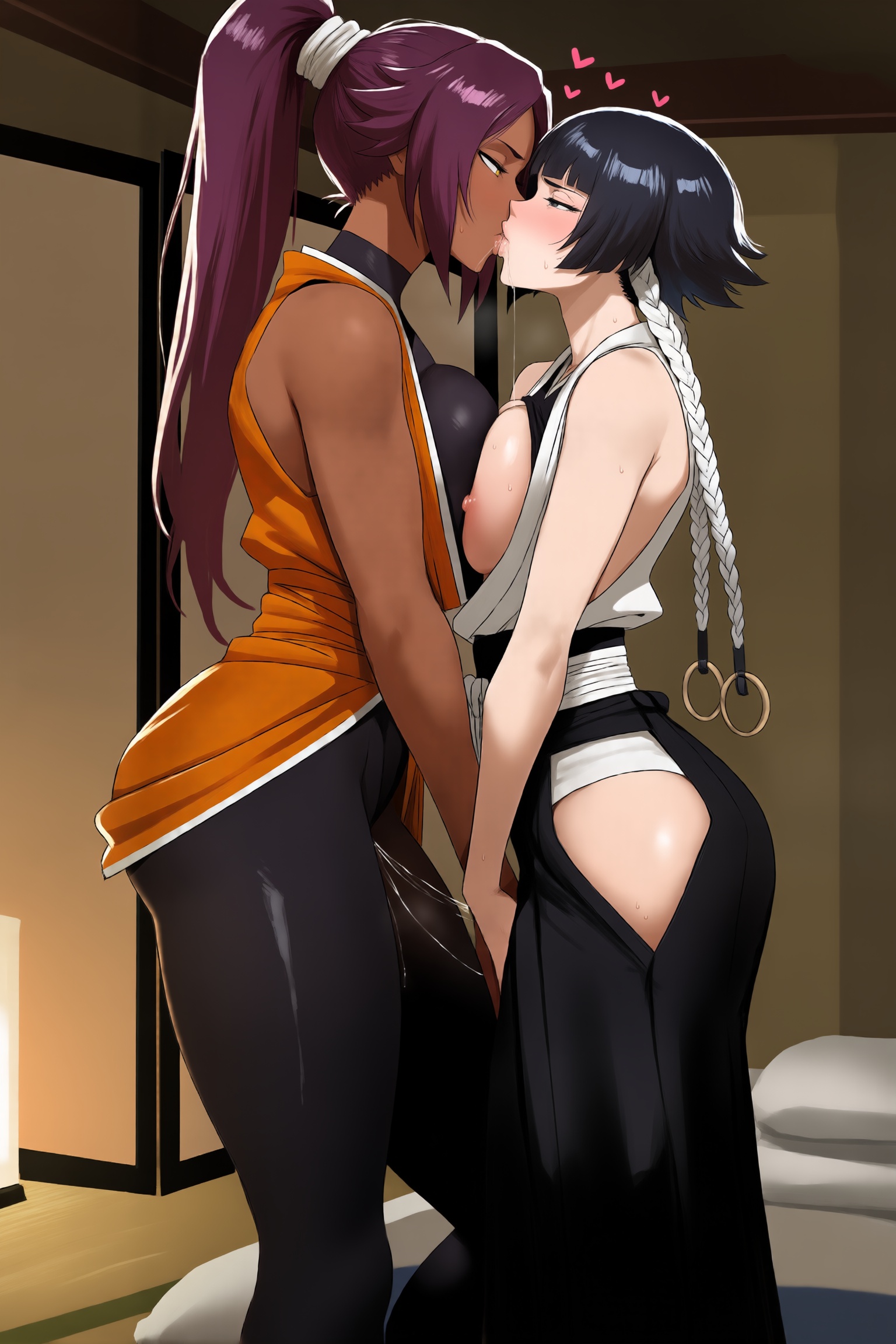 Shihouin Yoruichi (Bleach) Rule 34 Image