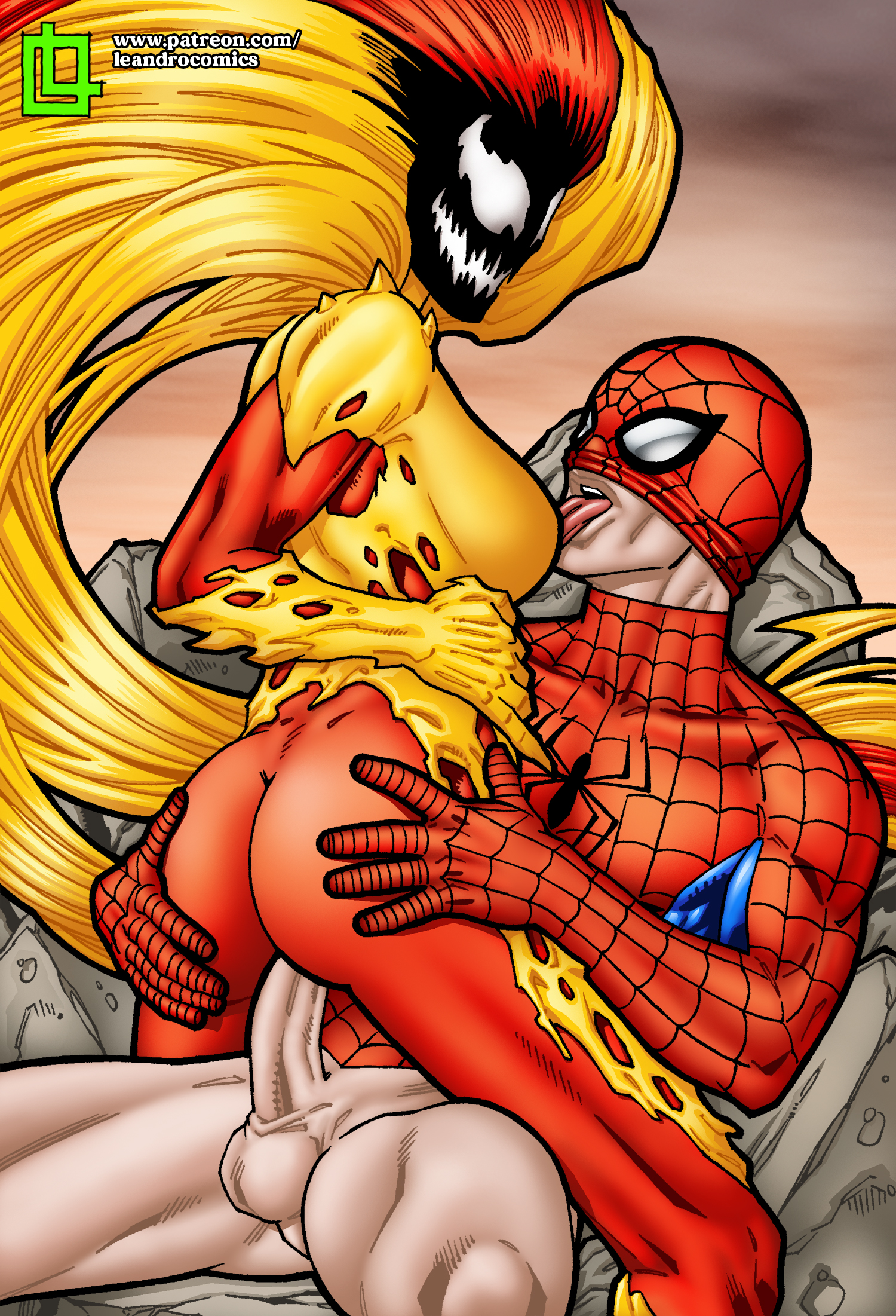 Scream (Spider-Man) Rule 34 Image