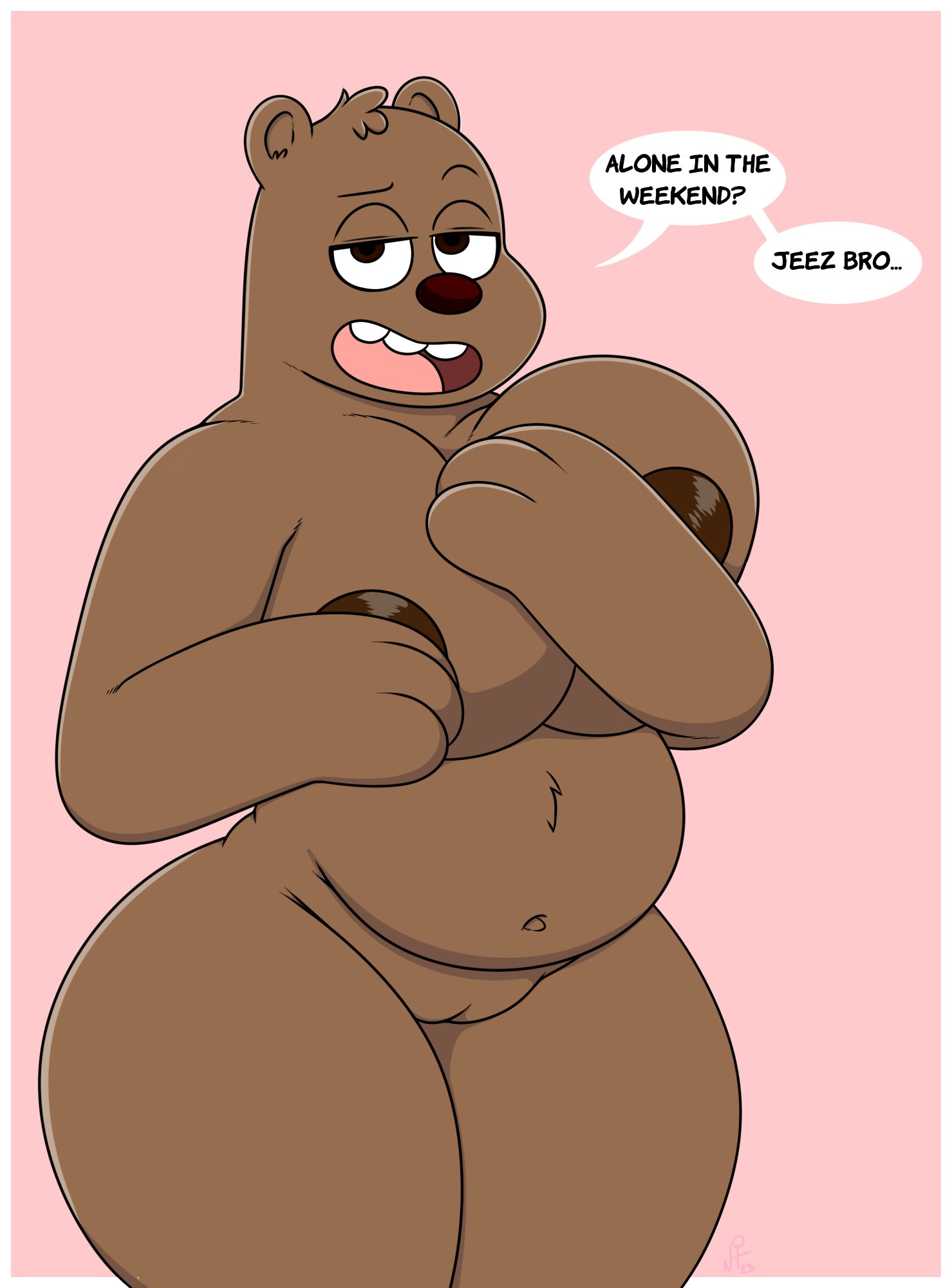 Grizzly (We Bare Bears) Rule 34 Image