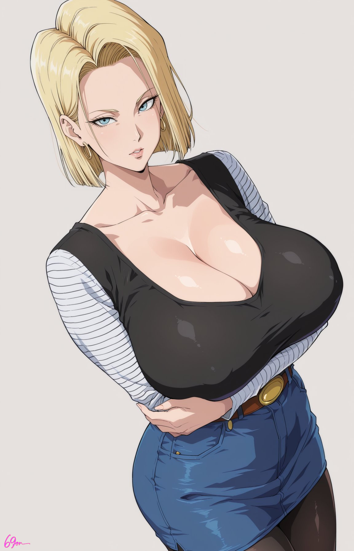 Android 18 (Dragon Ball) Rule 34 Image