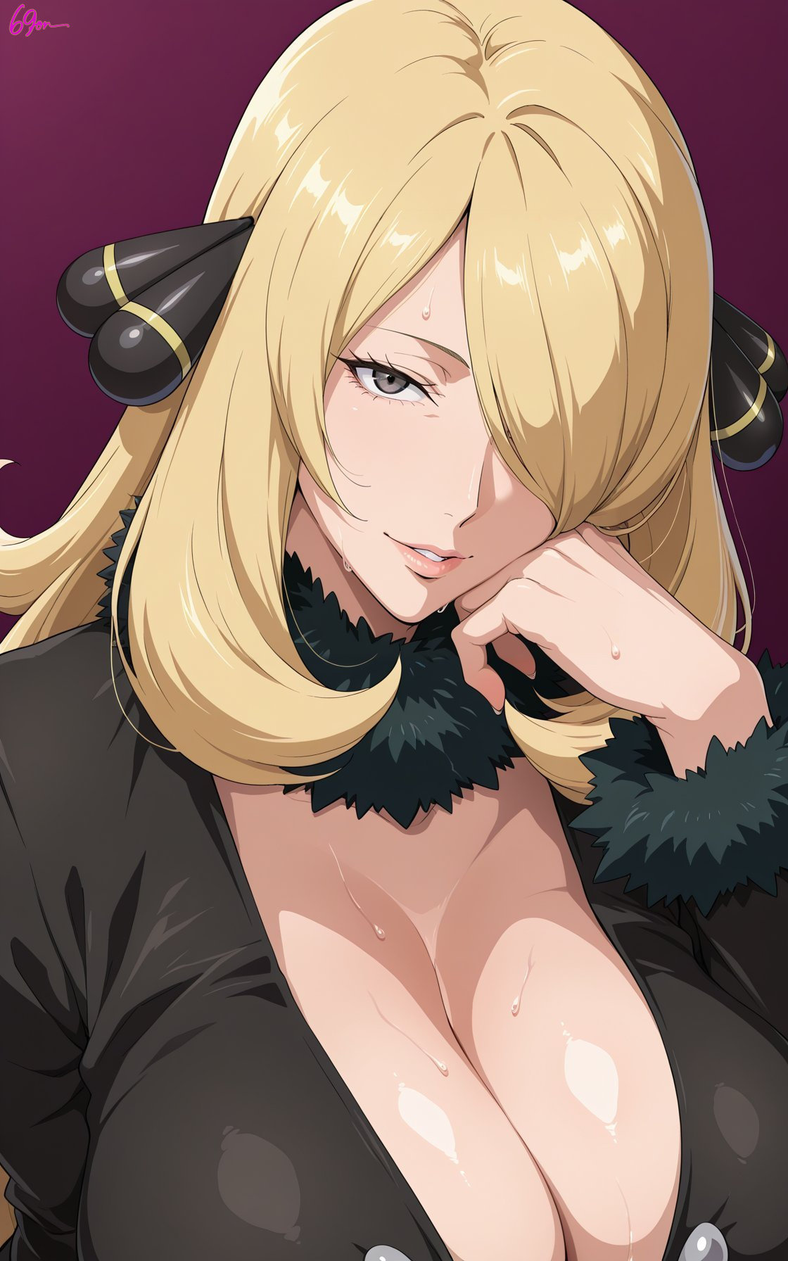 Cynthia (Pokemon) Rule 34 Image