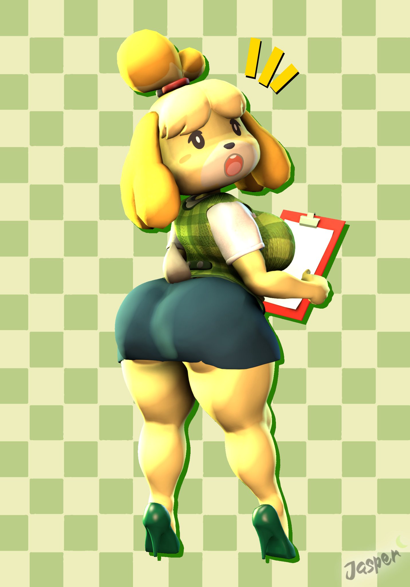 Isabelle (Animal Crossing) Rule 34 Image