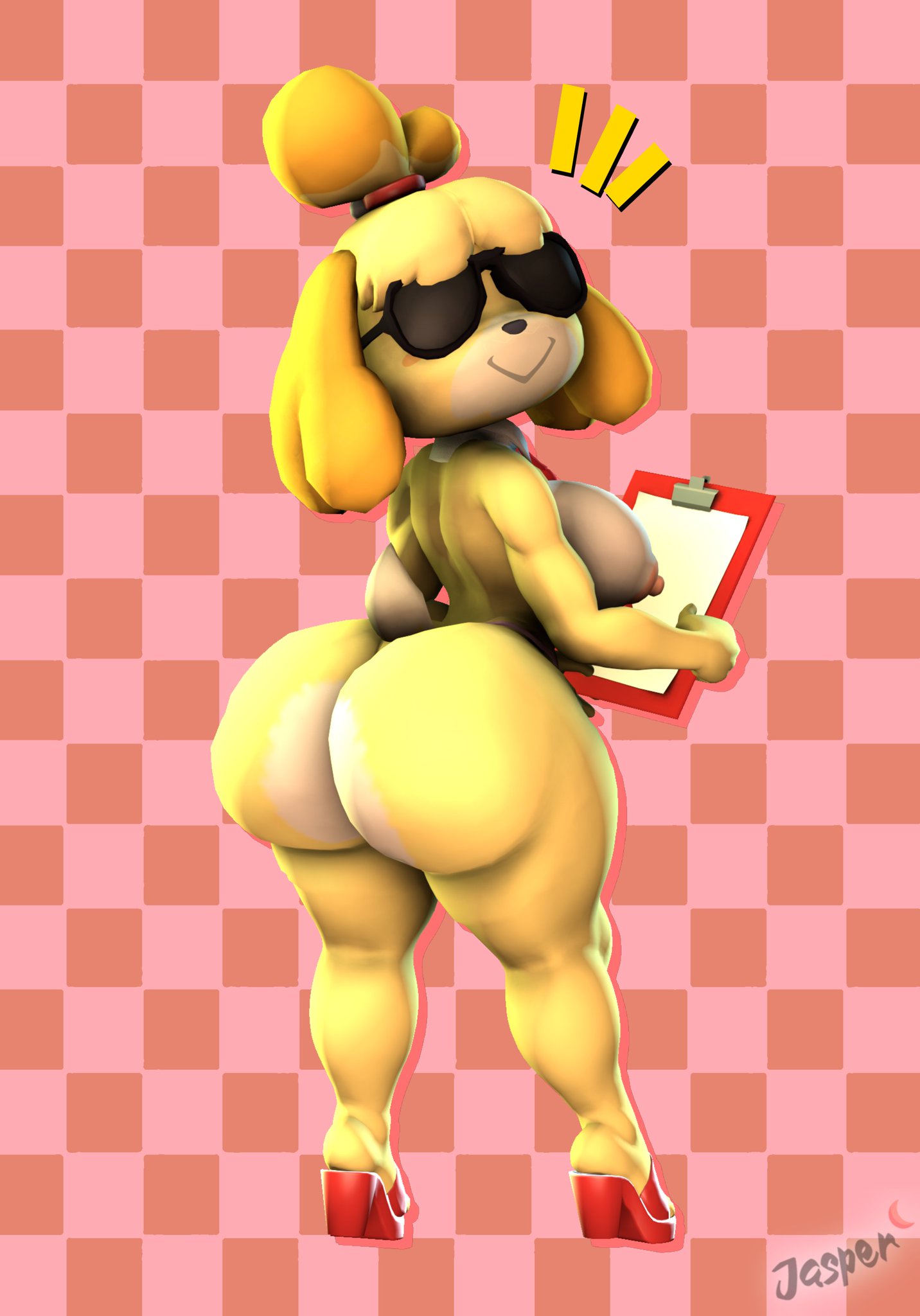 Isabelle (Animal Crossing) Rule 34 Image