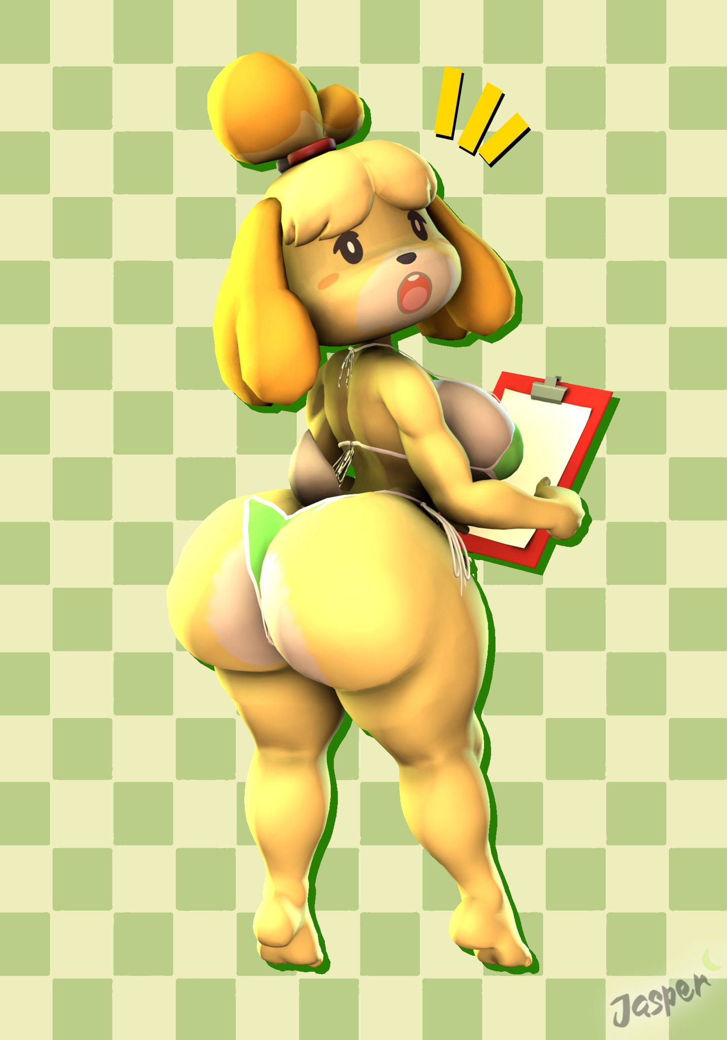 Isabelle (Animal Crossing) Rule 34 Image