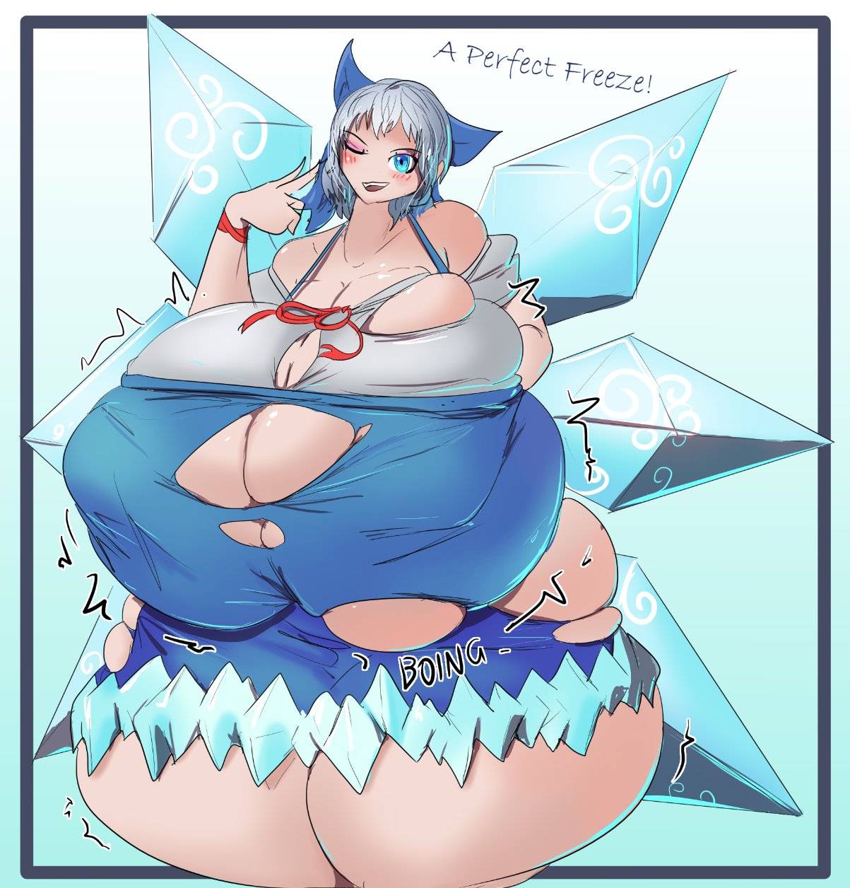 Cirno (Touhou) Rule 34 Image