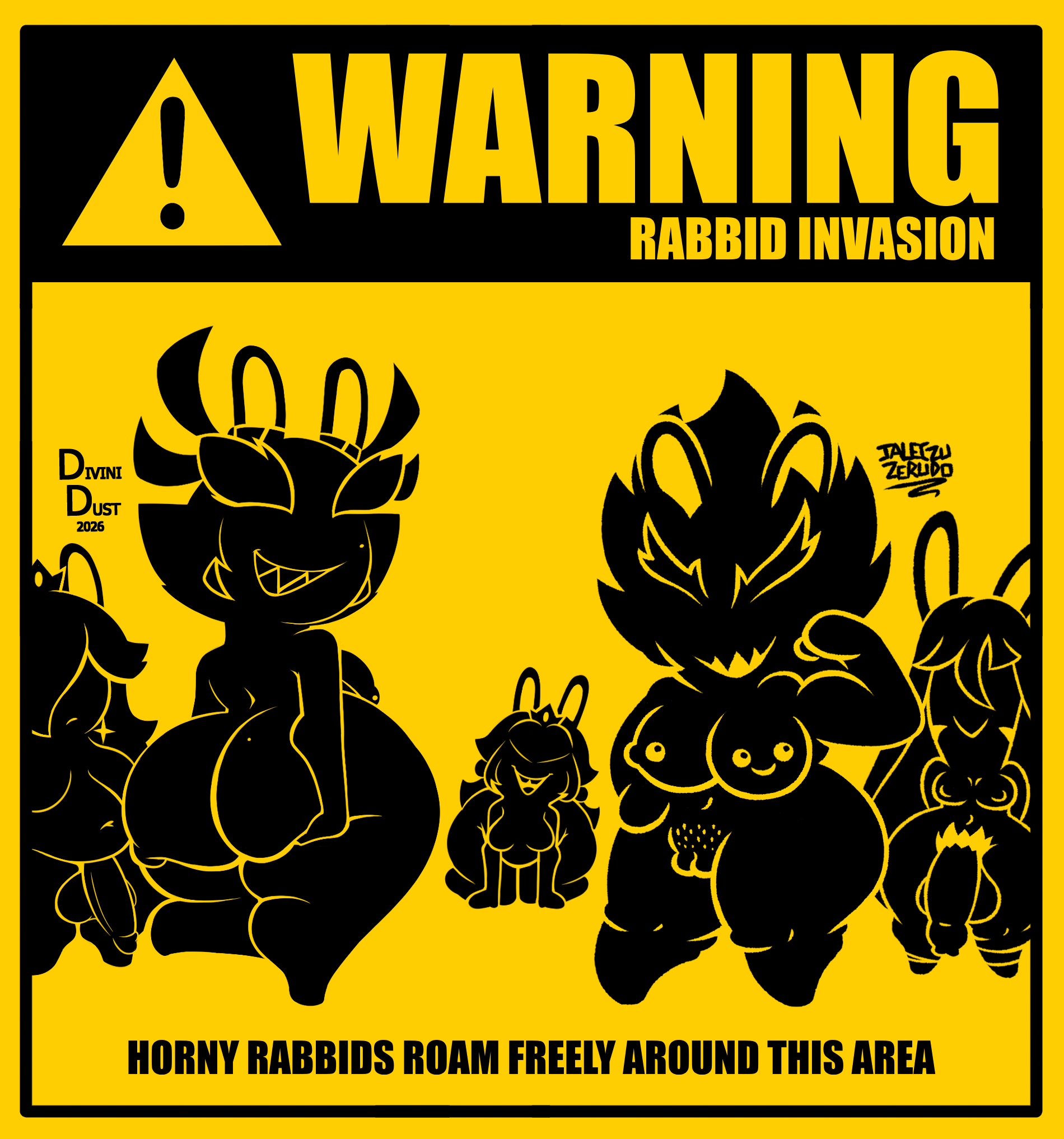 Rabbid (Allegra (Mario Plus Rabbids)) Rule 34 Image