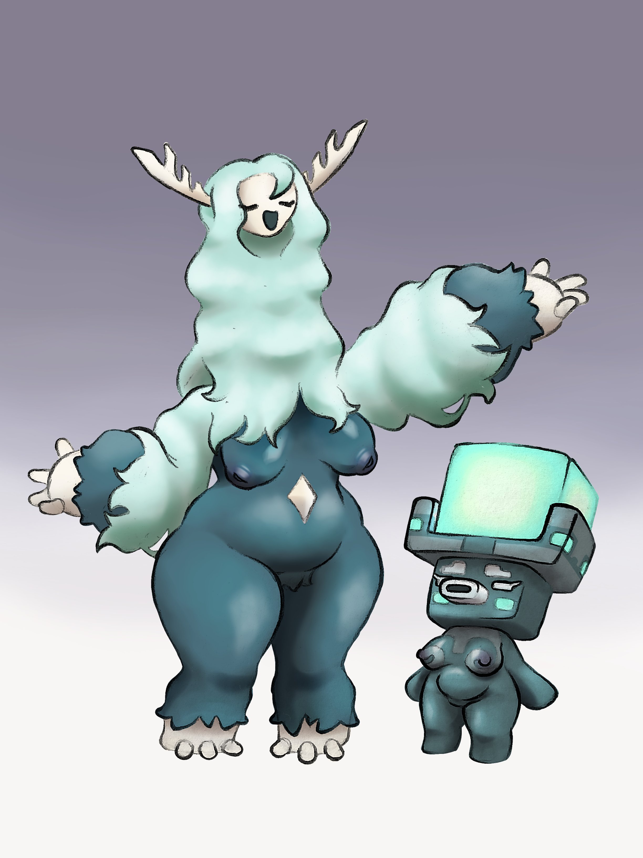 Echo Golem (Minecraft) Rule 34 Image