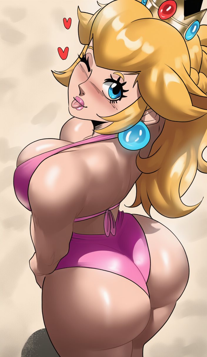 Princess Peach (Mario (Series)) Rule 34 Image