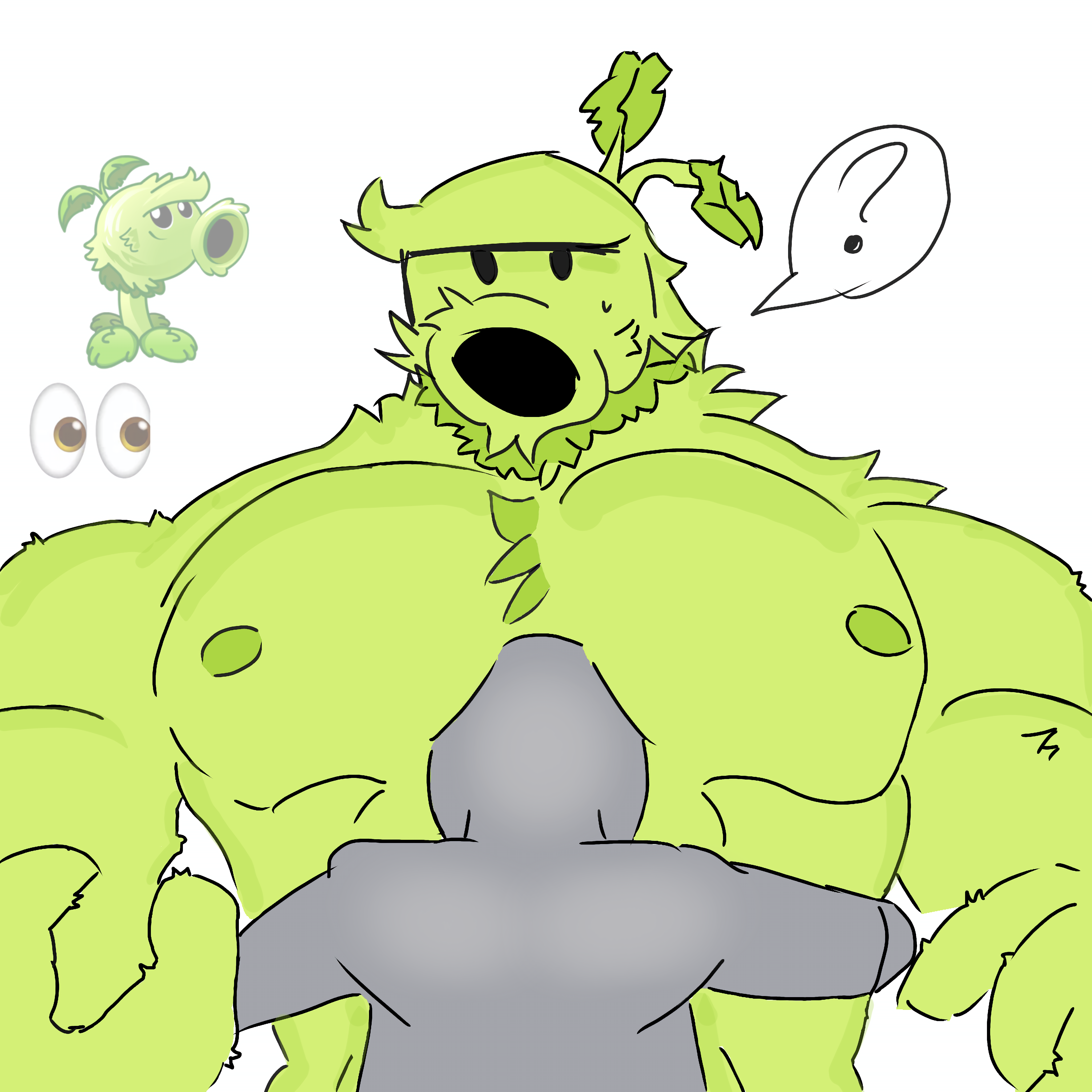 Primal Peashooter (Pvz) Rule 34 Image