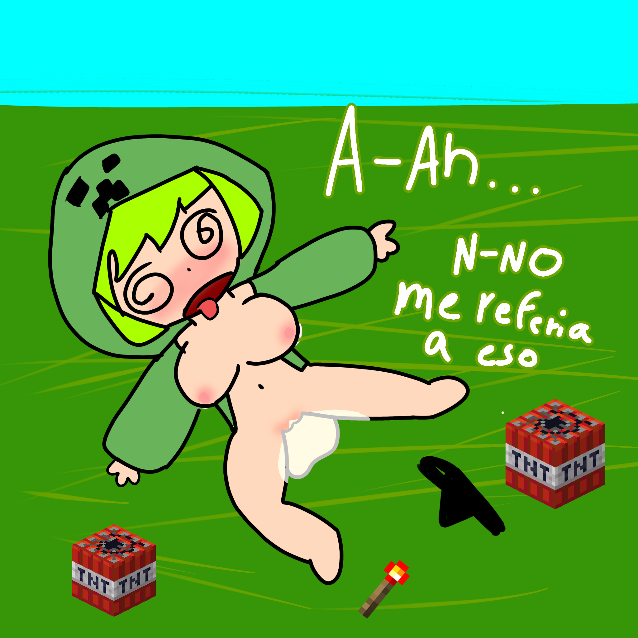 Creeper (Minecraft) Rule 34 Image