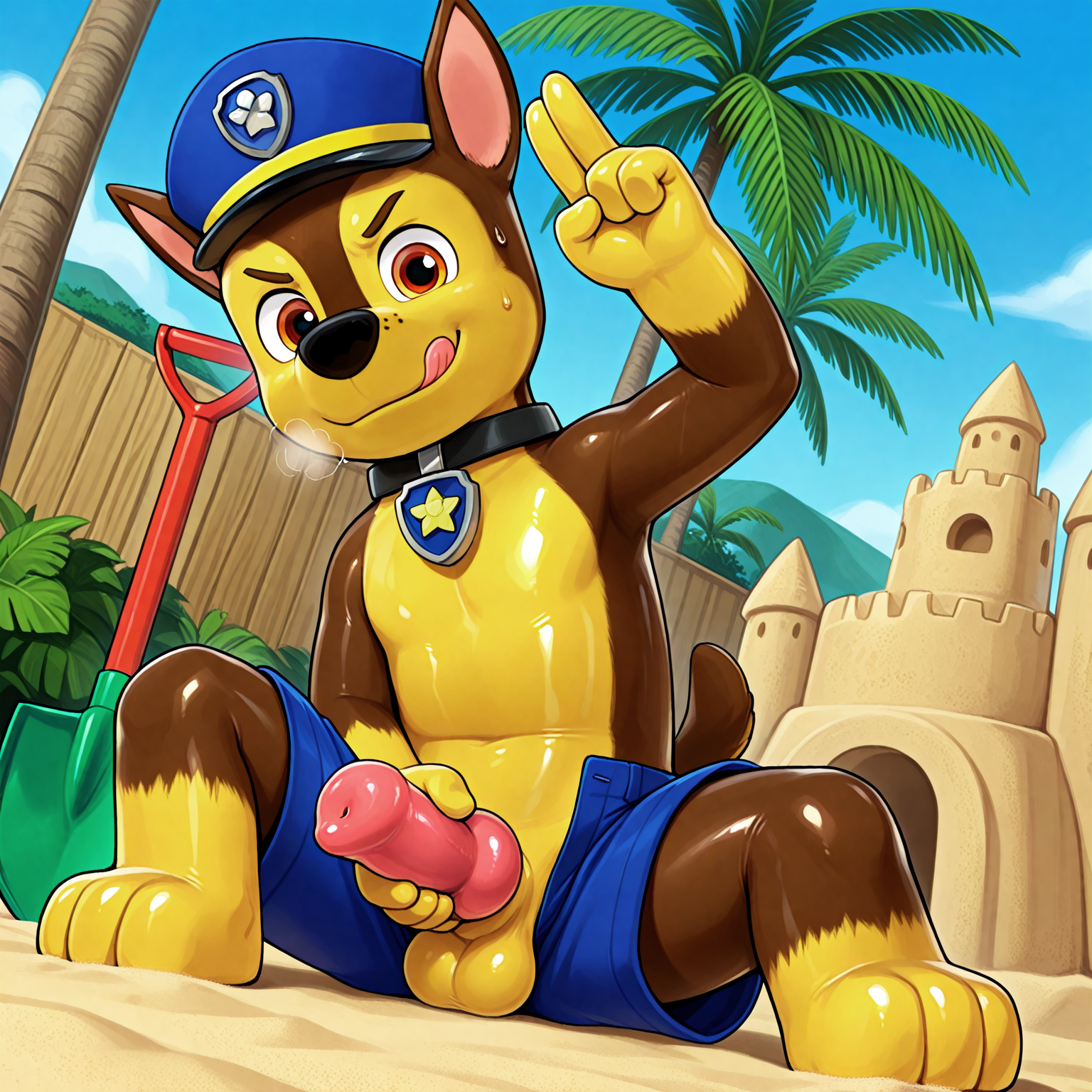 Chase (Paw Patrol) Rule 34 Image