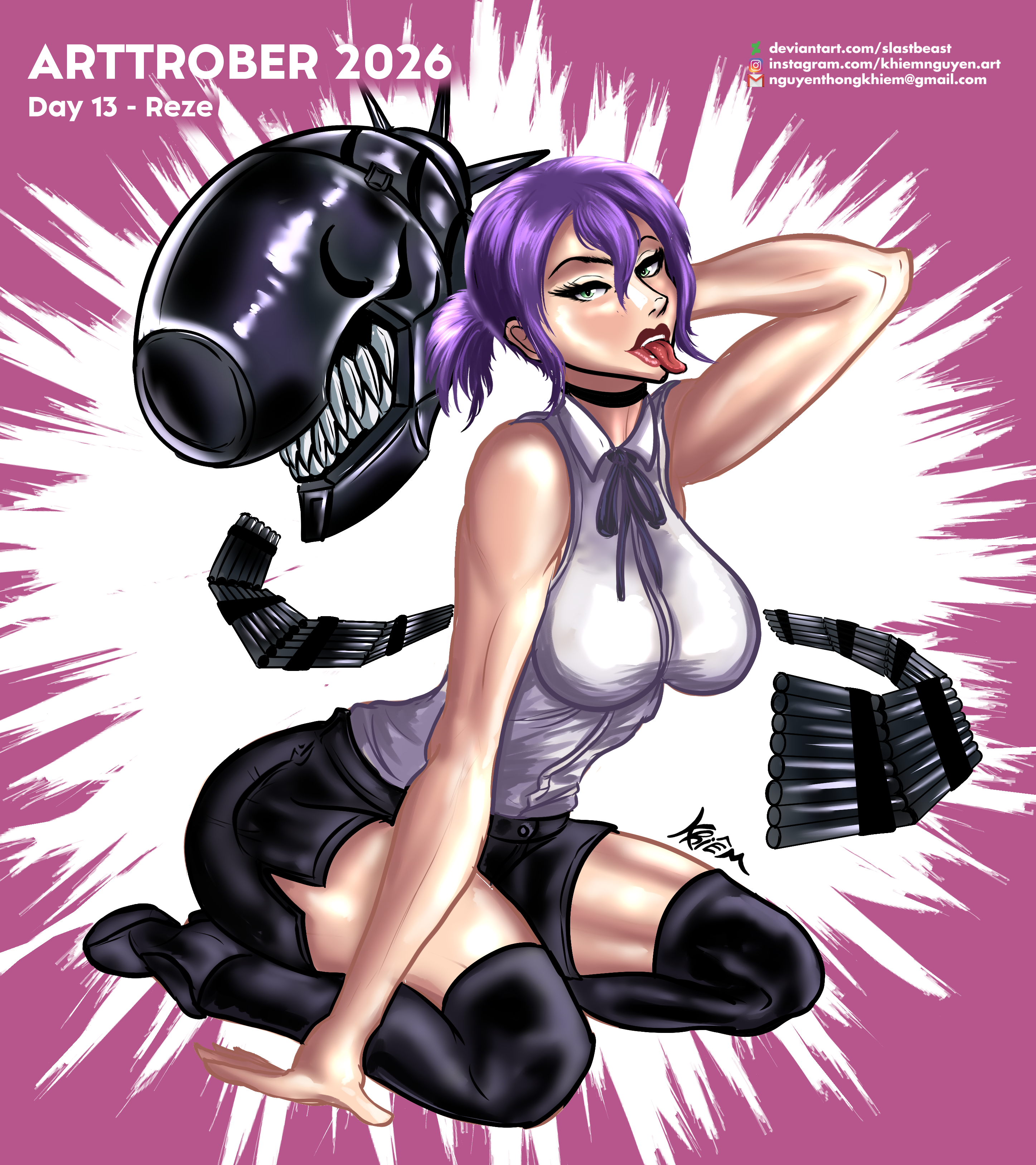Reze (Chainsaw Man) Rule 34 Image