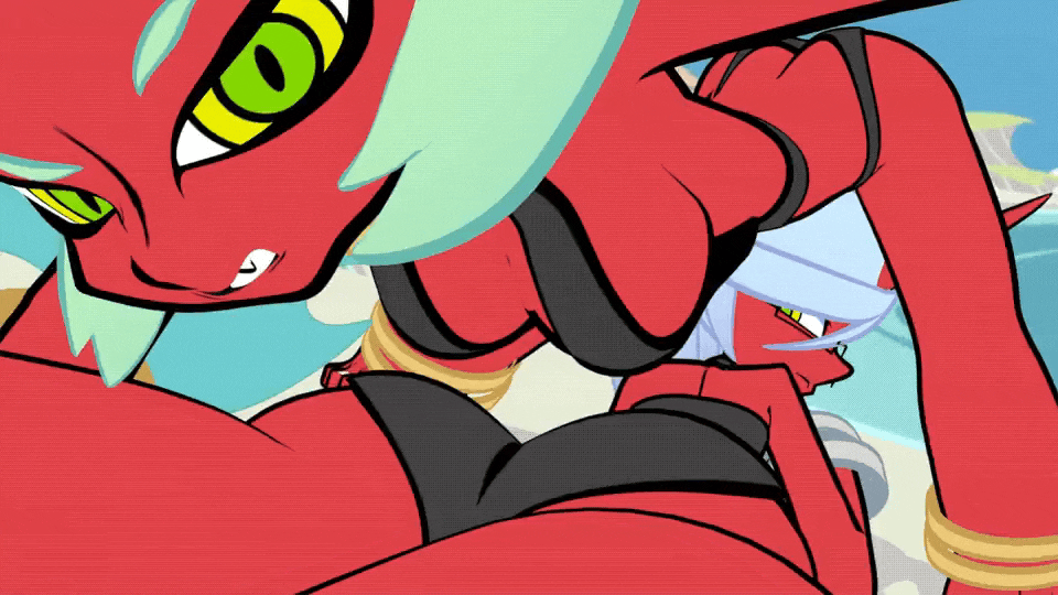 Kneesocks Daemon (Panty & Stocking With Garterbelt) Rule 34 Image