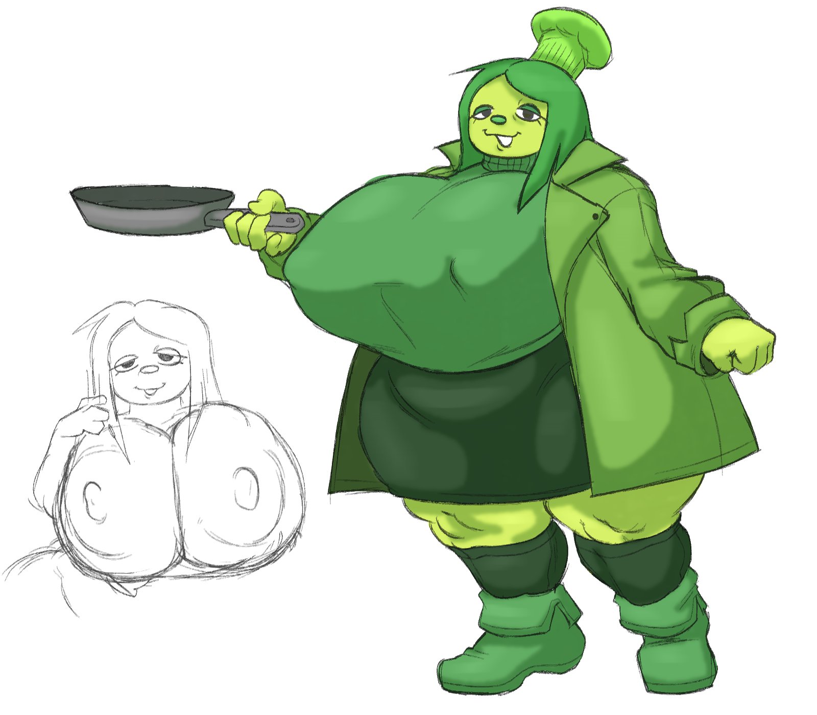 Green (Deltarune) Rule 34 Image