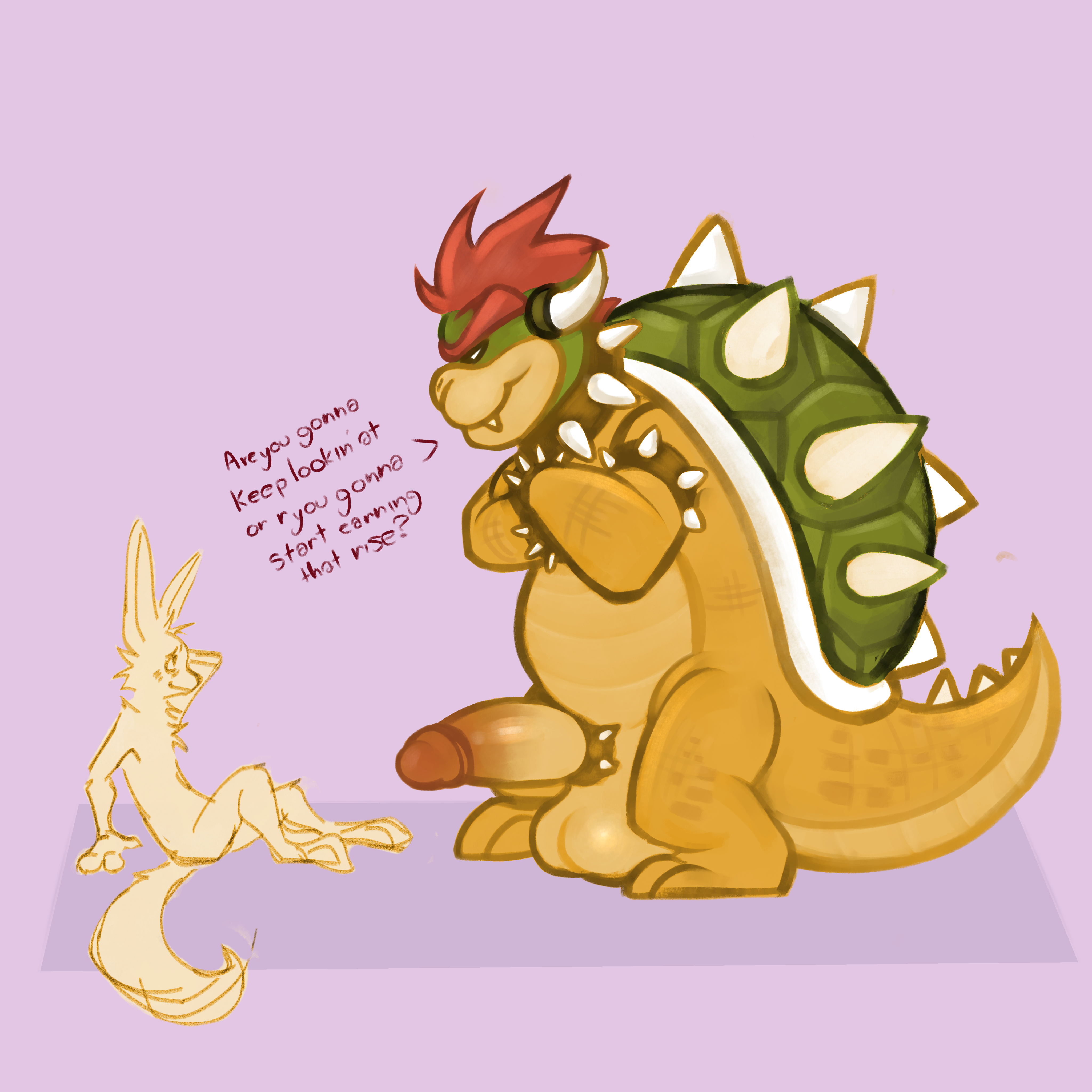 Bowser (Mario Bros) Rule 34 Image