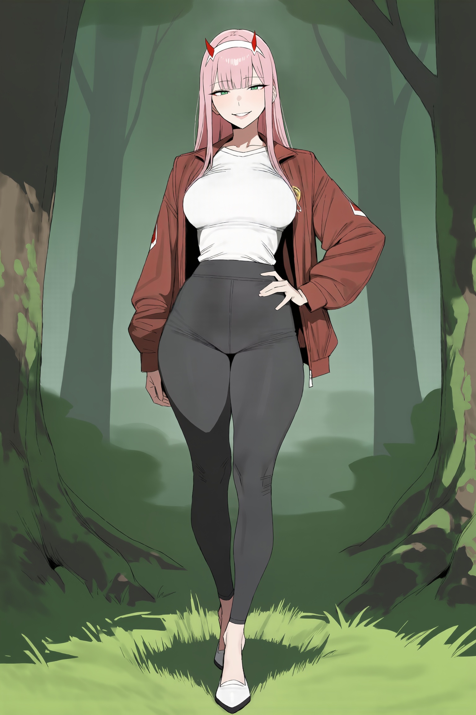 Zero Two (Darling In The Franxx) Rule 34 Image