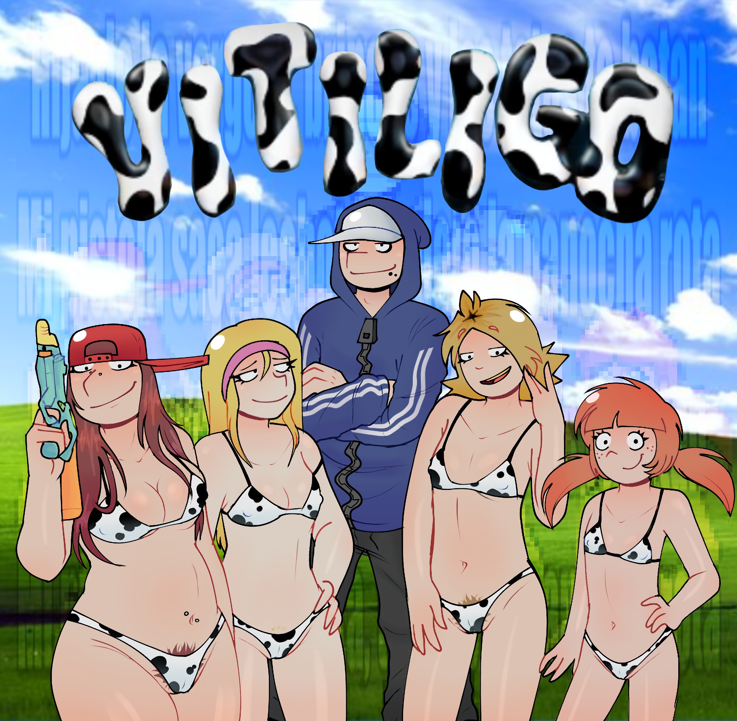 1boy4girls Rule 34 Image