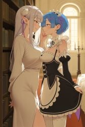 Emilia (Re:Zero) Rule 34 Image
