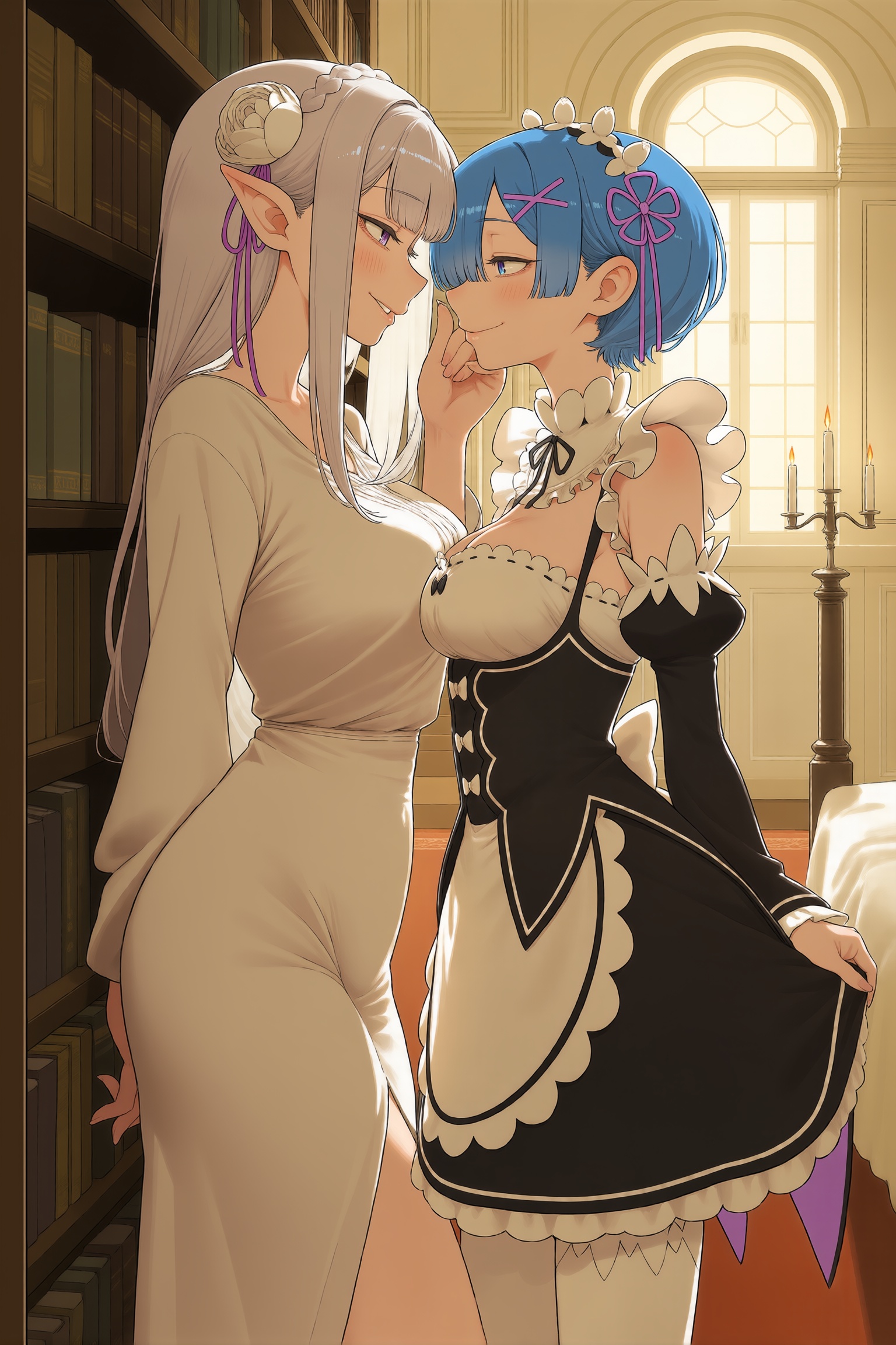 Emilia (Re:Zero) Rule 34 Image