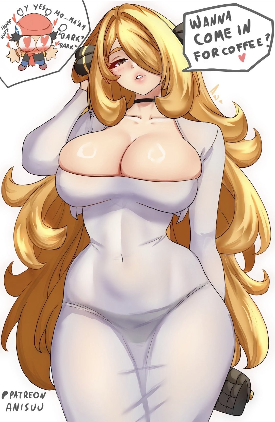 Cynthia (Pokemon) Rule 34 Image